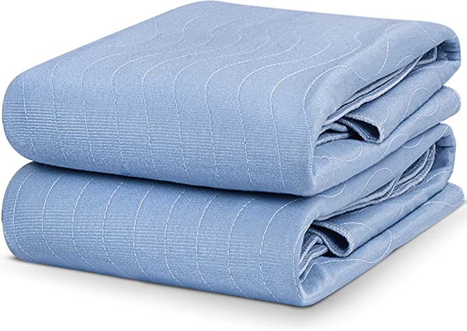 Washable Underpads Bedwetting, Heavy Absorbency and Reusable, 2 pack