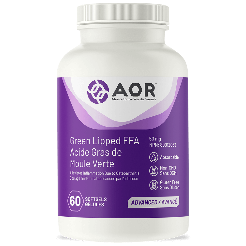 AOR Green Lipped FFA 50mg 60 Softgels
