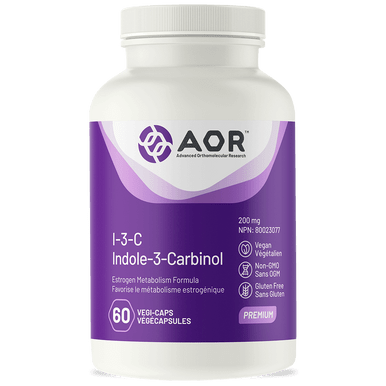 AOR I-3-C (Indole-3-Carbinol) 200mg 60 Vegi-Caps - YesWellness.com