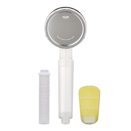 Atomy Shower Head Set Vitamin Double Filtering Chlorine Dry Skin Vitamin C NEW