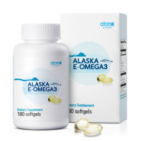 Atomy Alaska E-Omega 3 High Quality EPA DHA 700mg Heart Support 180pcs NEW
