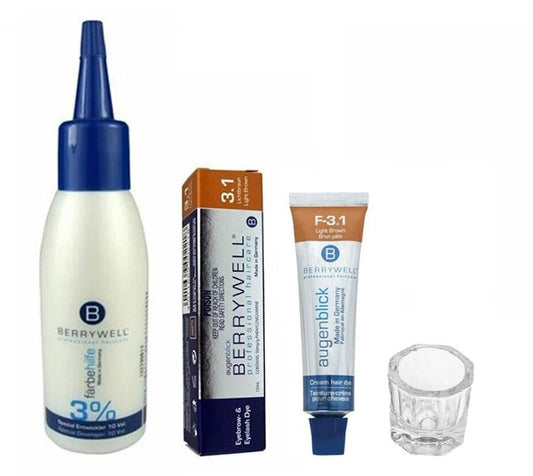 Berrywell Brow Tint Kit – Light Brown