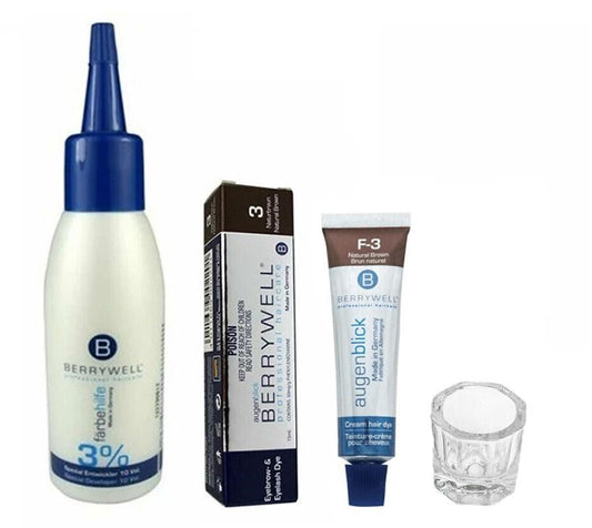 Berrywell Brow Tint Kit – Natural Brown