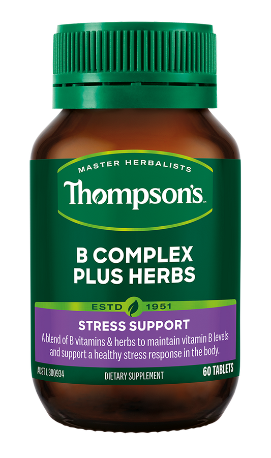 Thompson's B Complex Plus Herbs 60s