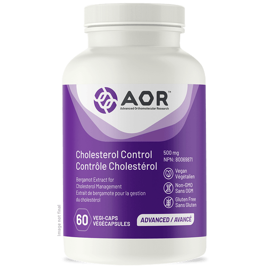 AOR Cholesterol Control 500mg 60 Vegi-Caps