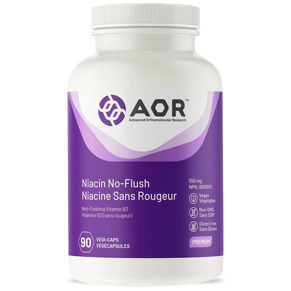 AOR Niacin No-Flush 550mg 90 Vegi Caps